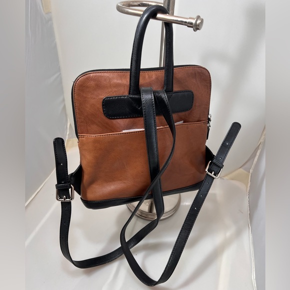 ili New York Small Backpack Toffee/Black - Picture 4 of 13